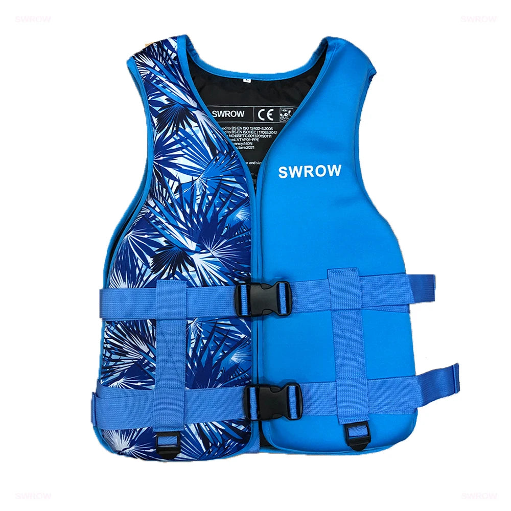 Premium Neoprene Life Jacket - Adult & Youth Water Sports Safety Vest