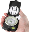 Professional Tactical Survival Compass - High Precision Metal Sight with Luminous Display