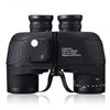 Professional Marine Binoculars 10x50 with Rangefinder & Compass - IPX7 Waterproof