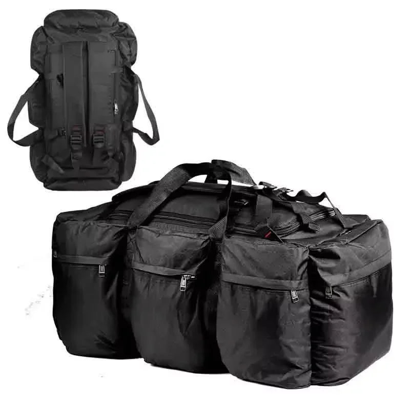 100L Large Capacity Travel Duffel Backpack - Tactical Outdoor Luggage Bag