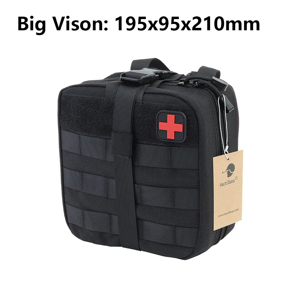 TACTIFANS Tactical First Aid Pouch - MOLLE Medical Kit