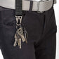 Tactical Carabiner Clip with Nylon Belt Loop - Heavy-Duty Metal Hook for Outdoor Activities