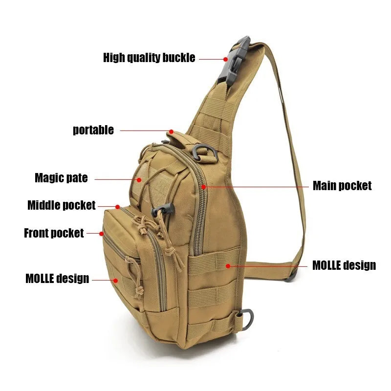 ReFire Gear Tactical Rover Sling Bag - Waterproof EDC Shoulder Pack