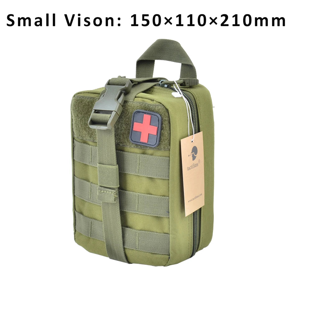 TACTIFANS Tactical First Aid Pouch - MOLLE Medical Kit