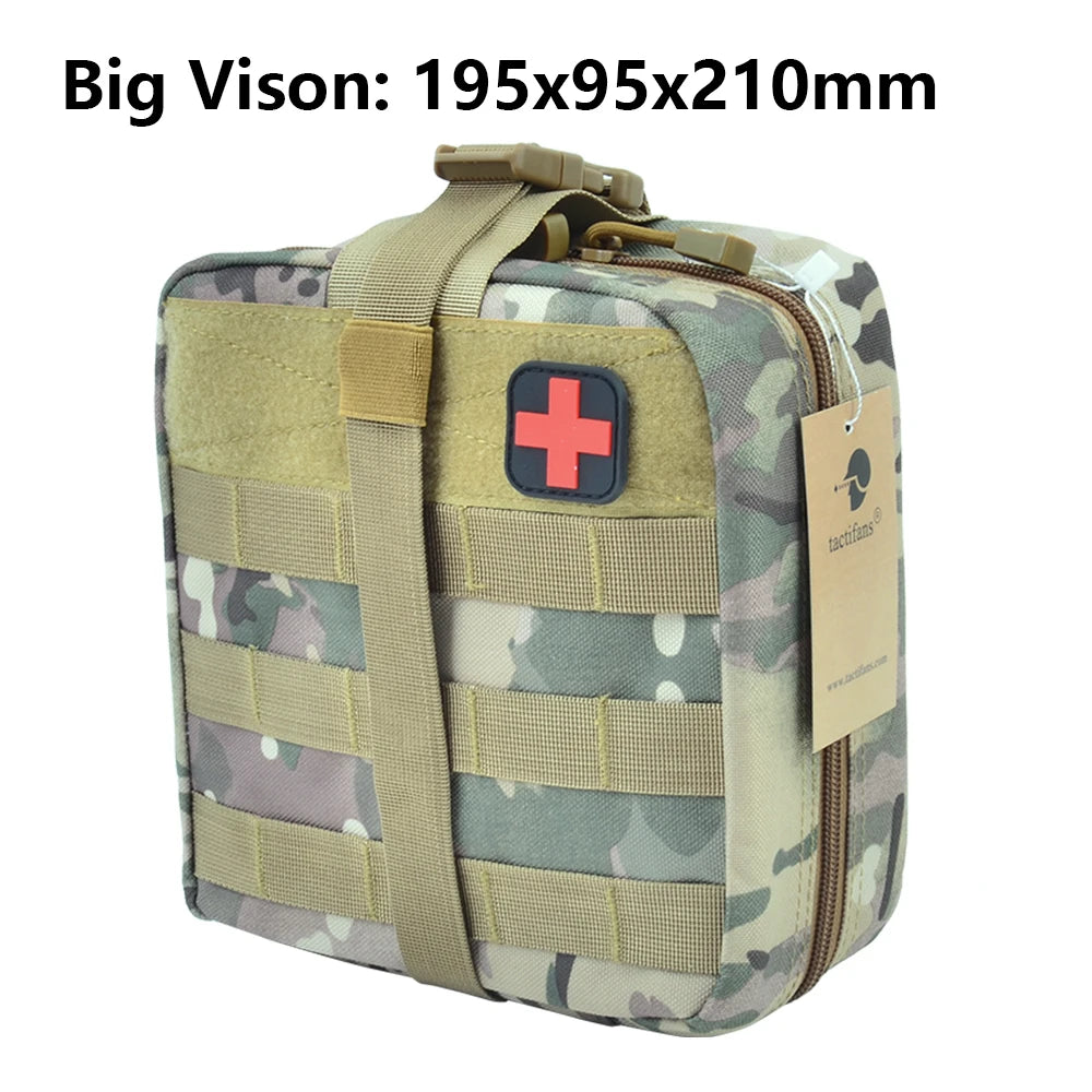 TACTIFANS Tactical First Aid Pouch - MOLLE Medical Kit