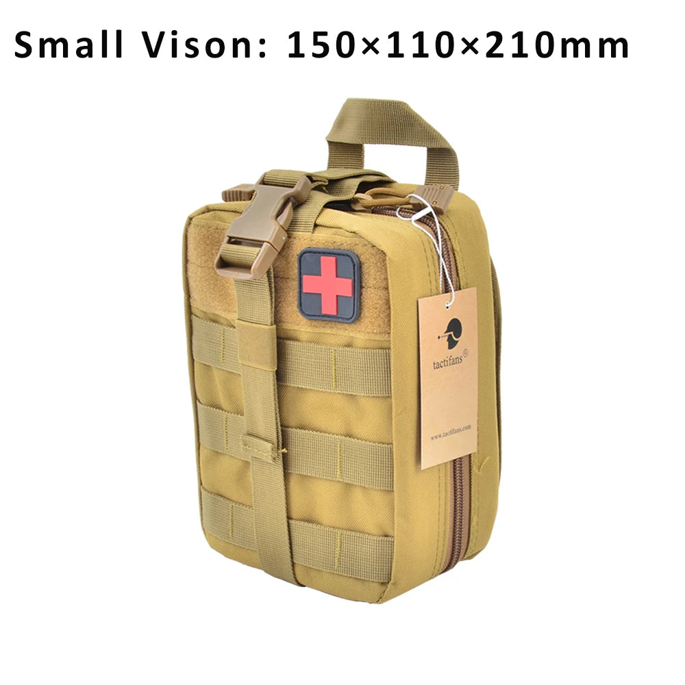 TACTIFANS Tactical First Aid Pouch - MOLLE Medical Kit