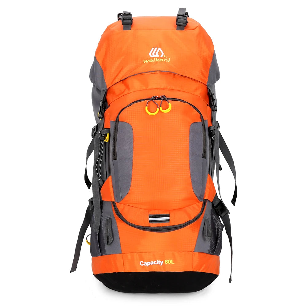 LIXADA 60L Waterproof Hiking Backpack with Rain Cover