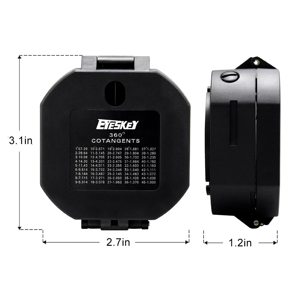 EYESKEY Professional Transit Compass - Lightweight Waterproof Navigation Tool