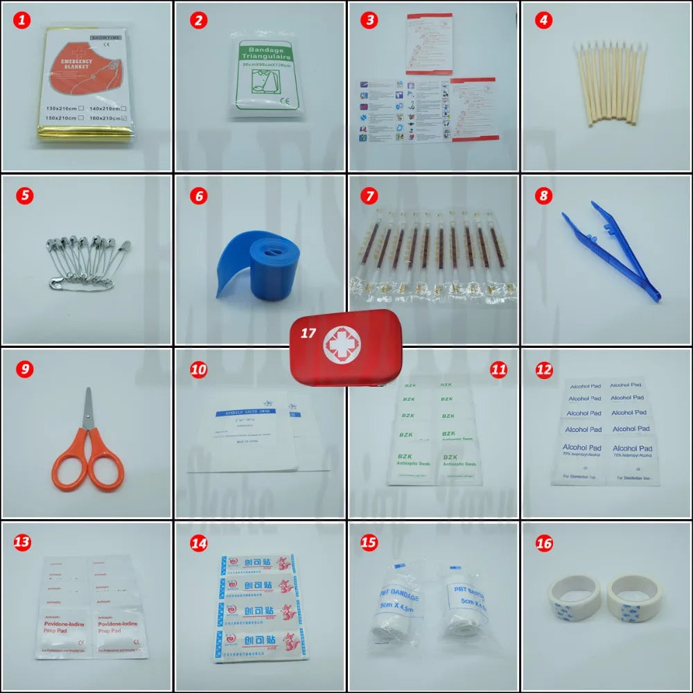 Professional First Aid Kit - 93 Pieces Emergency Medical Supply Set