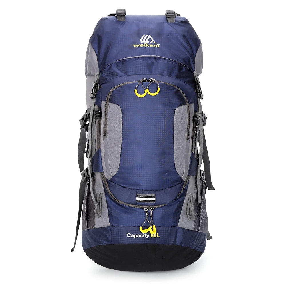 LIXADA 60L Waterproof Hiking Backpack with Rain Cover