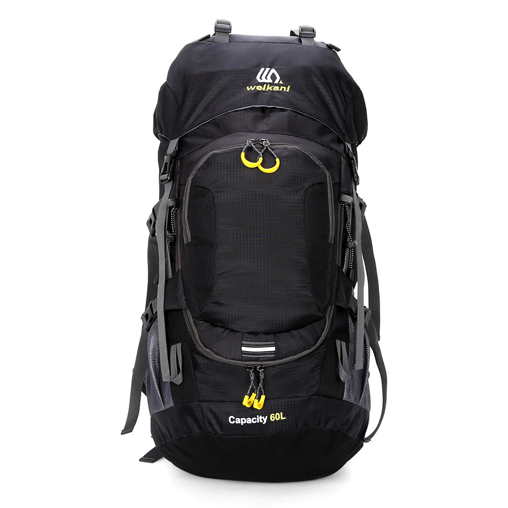 LIXADA 60L Waterproof Hiking Backpack with Rain Cover