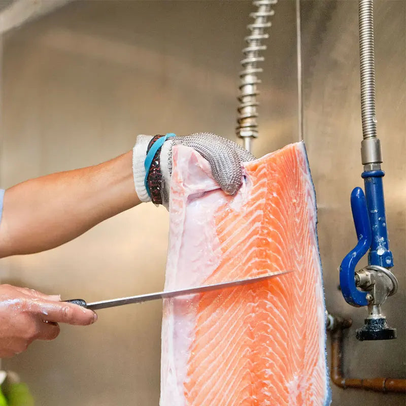 Professional Cut-Resistant Safety Gloves - Stainless Steel Mesh Protection