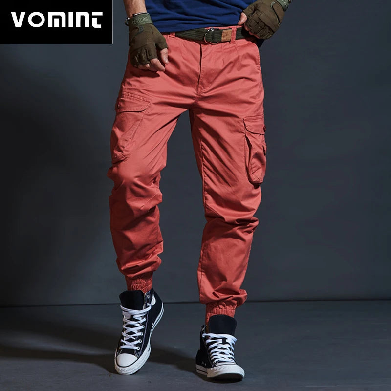 Men's Tactical Cargo Pants - Multi-Pocket Cotton Combat Trousers