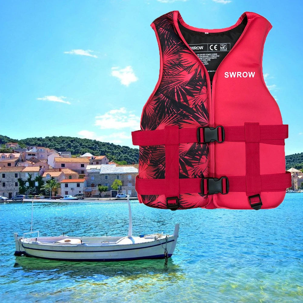 Premium Neoprene Life Jacket - Adult & Youth Water Sports Safety Vest