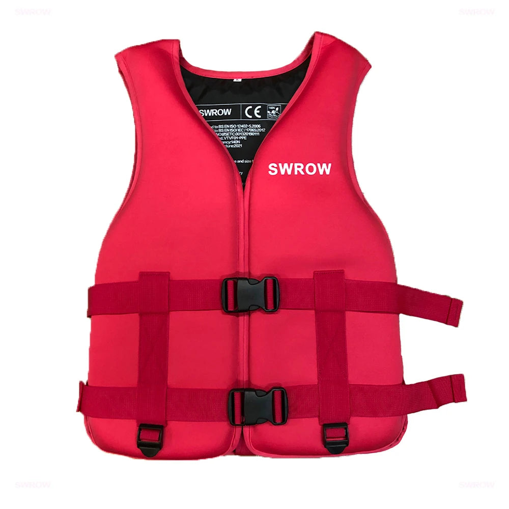 Premium Neoprene Life Jacket - Adult & Youth Water Sports Safety Vest