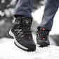 MIXIDELAI Men's Winter Snow Boots - Waterproof Leather Hiking Boots