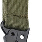Tactical Carabiner Clip with Nylon Belt Loop - Heavy-Duty Metal Hook for Outdoor Activities