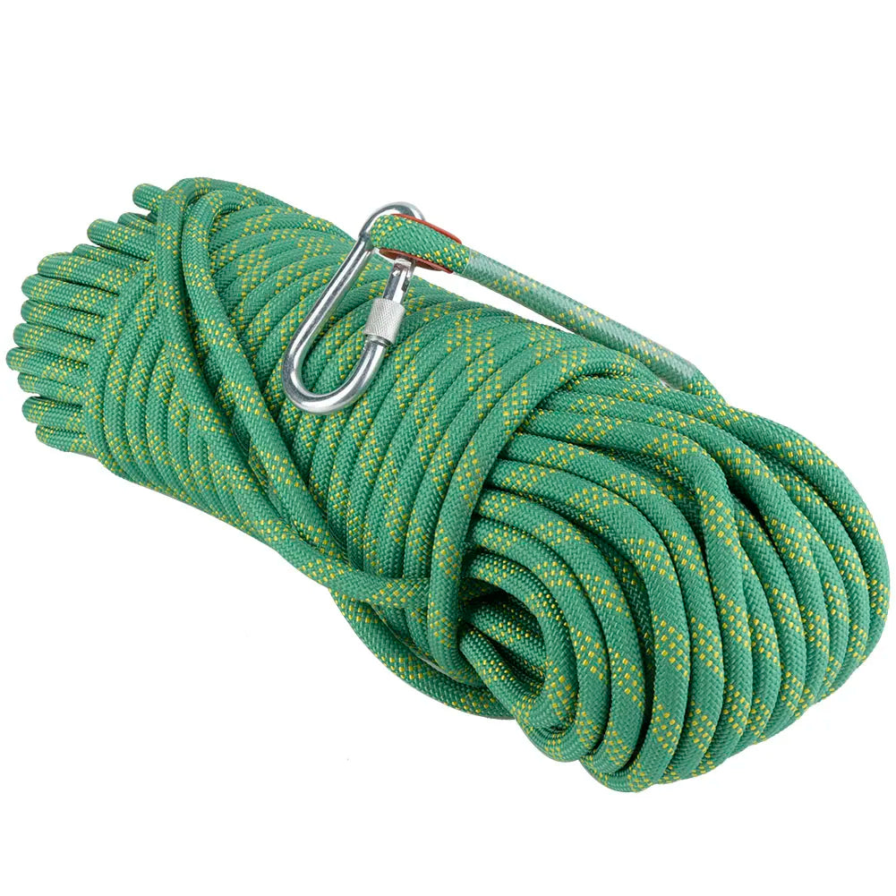 Professional 12mm Outdoor Rock Climbing Rope - 30m Safety Escape Cord