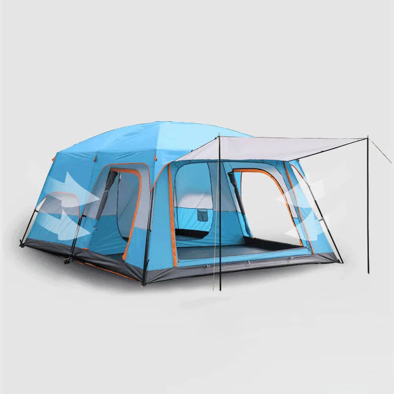 Family Camping Tent - 5-8 Person Double Layer Waterproof Shelter
