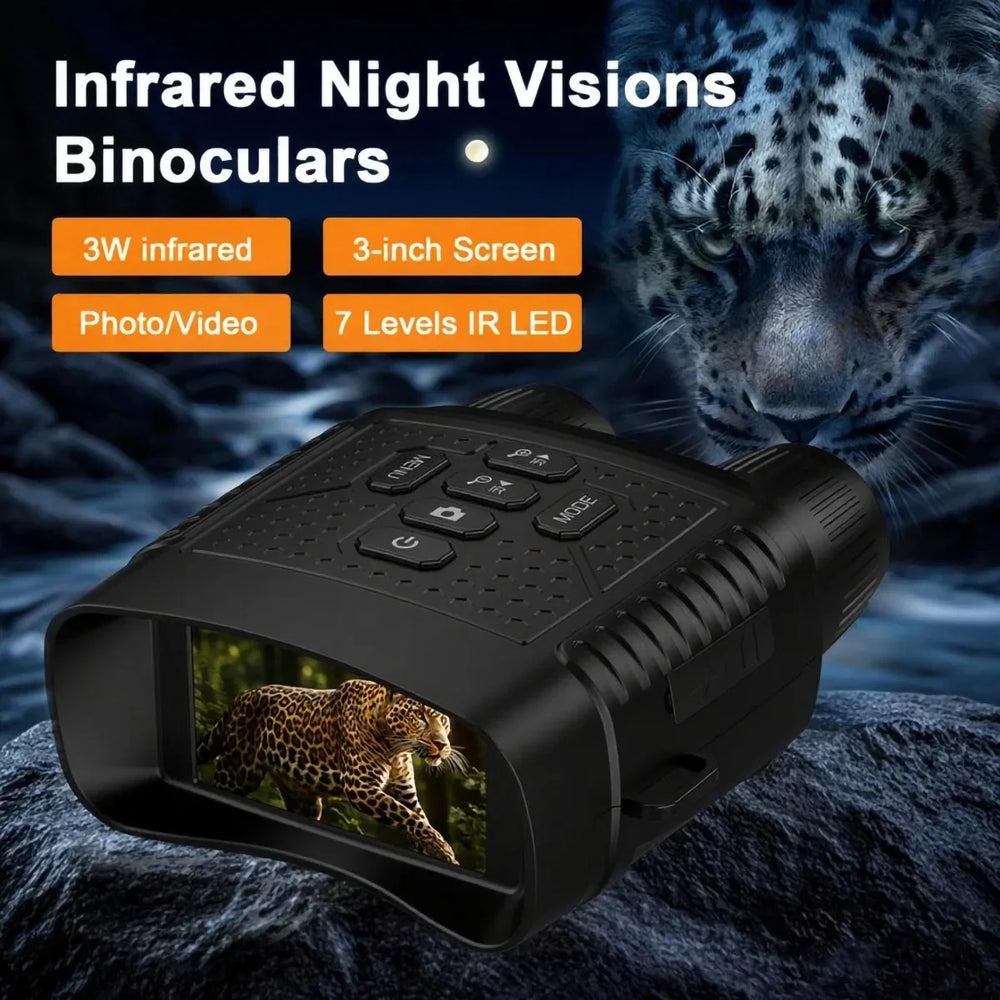 Professional Night Vision Binoculars with 2.5K Resolution and 6X Digital Zoom