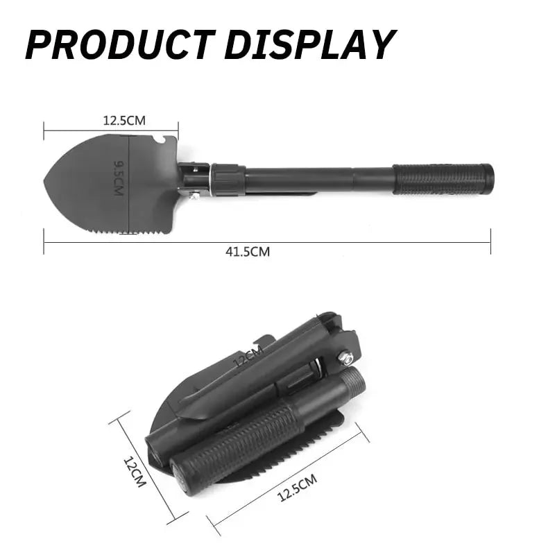 Military Folding Shovel - Multifunctional Engineer Camping Tool