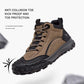 Camel Men's Waterproof Hiking Boots - Genuine Leather Tactical Outdoor Shoes