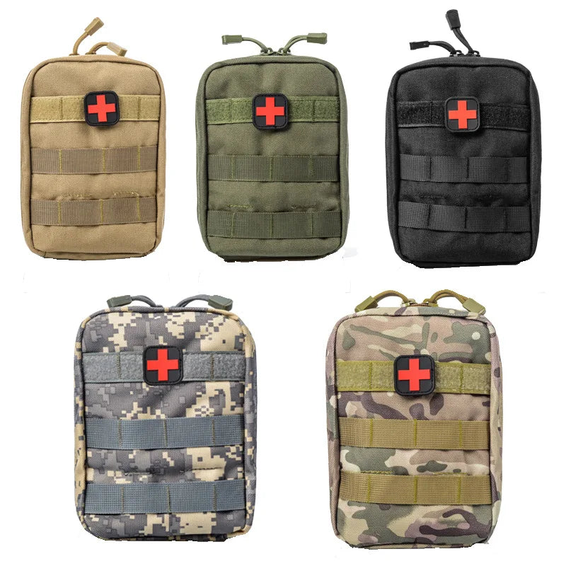 Tactical First Aid Kit - Large Capacity Emergency Medical Bag with MOLLE System