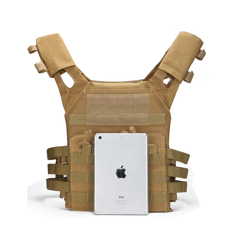 Professional Tactical Vest with MOLLE System - Multi-Function Outdoor Training Equipment
