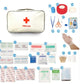 Professional Empty First Aid Kit - Large Portable Emergency Medical Bag