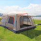 Family Camping Tent - 5-8 Person Double Layer Waterproof Shelter