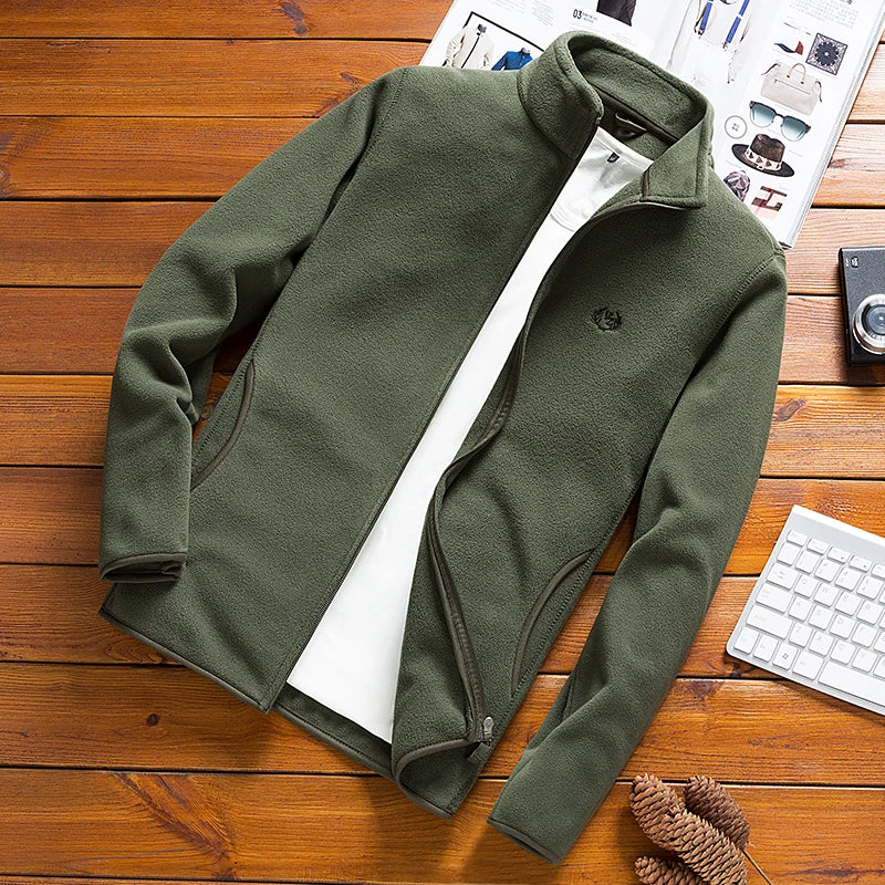 Men's Tactical Softshell Jacket - Windbreaker Fleece Outdoor Coat