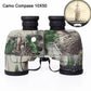 Professional Marine Binoculars 10x50 with Rangefinder & Compass - IPX7 Waterproof