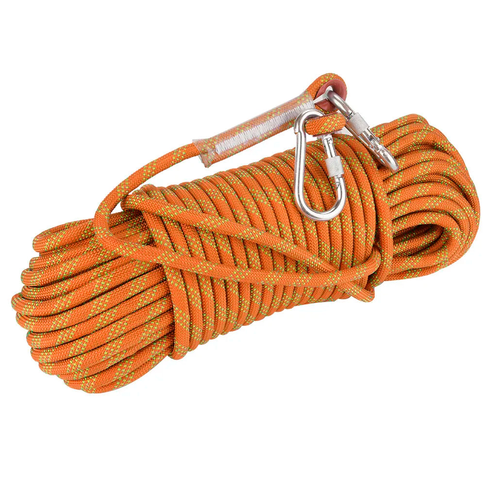 Professional 12mm Outdoor Rock Climbing Rope - 30m Safety Escape Cord