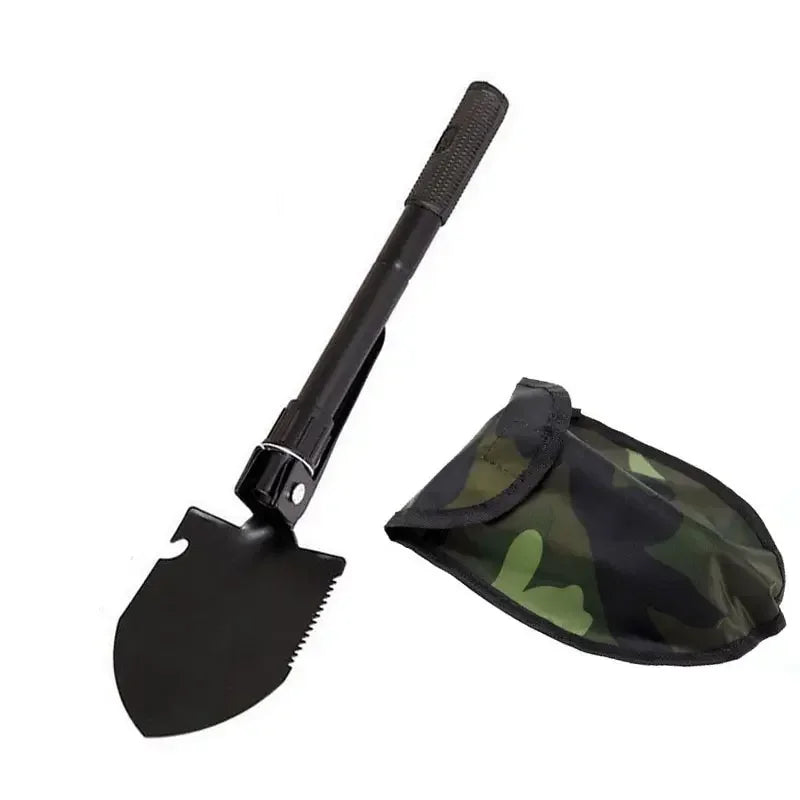 Military Folding Shovel - Multifunctional Engineer Camping Tool