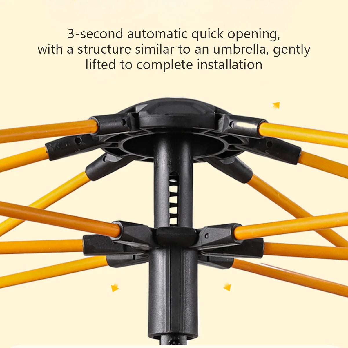 Premium 4-Season Automatic Camping Tent - Waterproof & UV-Resistant for 3-4 People