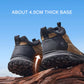 Camel Men's Waterproof Hiking Boots - Genuine Leather Tactical Outdoor Shoes