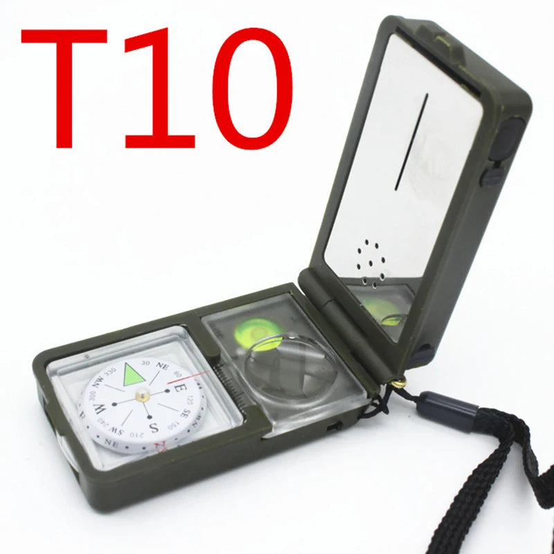 Professional Multi-Function Outdoor Compass with Thermometer & Hygrometer