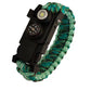 LED Paracord Survival Bracelet - Waterproof Emergency 550 Parachute Cord