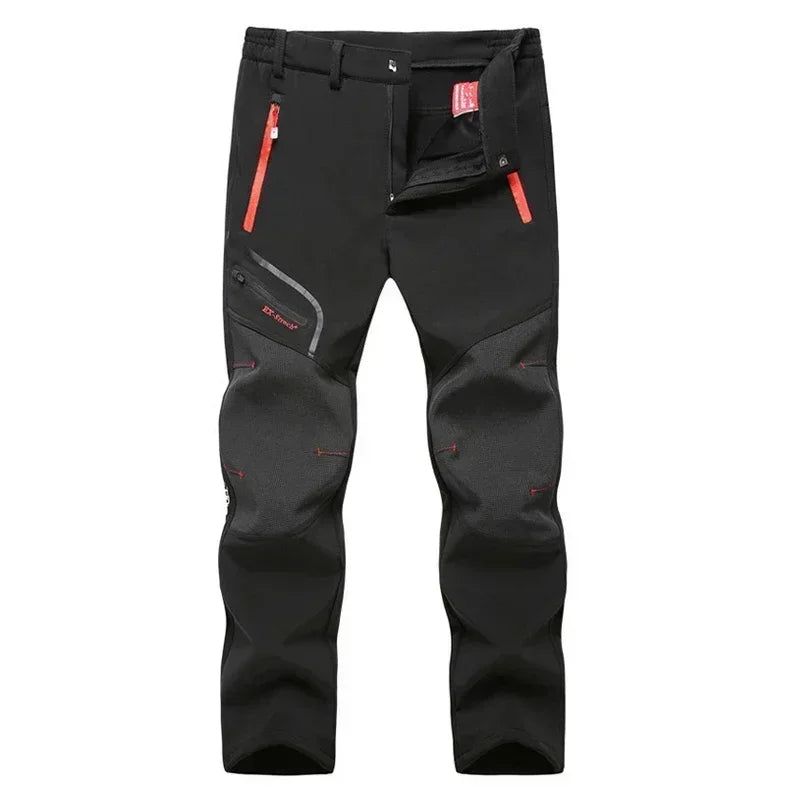 Men's Winter Fleece-Lined Tactical Pants
