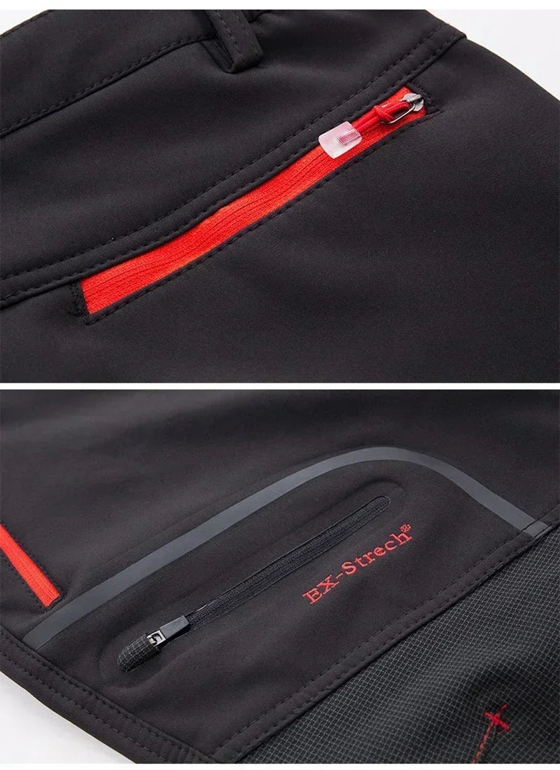 Men's Winter Fleece-Lined Tactical Pants