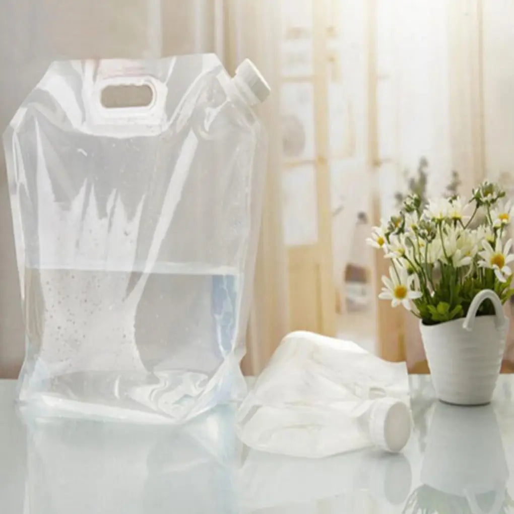 5L Collapsible Water Container - Portable Outdoor Camping Hydration Bag