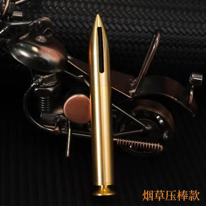 Premium Copper Keychain Lighter with Tobacco Press