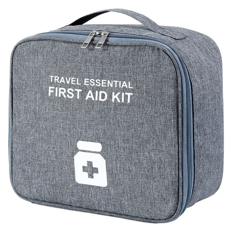 Premium Family First Aid Kit - Portable Travel Medical Storage Organizer