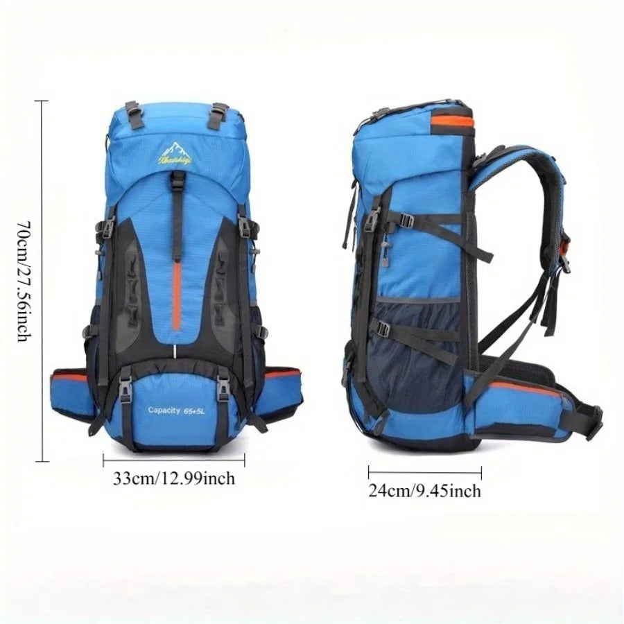 70L Outdoor Hiking Backpack - Professional Camping & Travel Rucksack