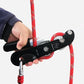 Professional Rock Climbing Descender with Stop Handle Control