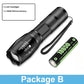 Professional LED Tactical Flashlight - 1200 Lumen Rechargeable with 5 Modes & Adjustable Zoom