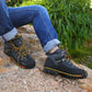 Men's Waterproof Hiking Boots - Breathable Outdoor Mountain Climbing Shoes