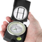 Professional Tactical Survival Compass - High Precision Metal Sight with Luminous Display