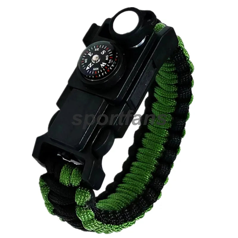 LED Paracord Survival Bracelet - Waterproof Emergency 550 Parachute Cord