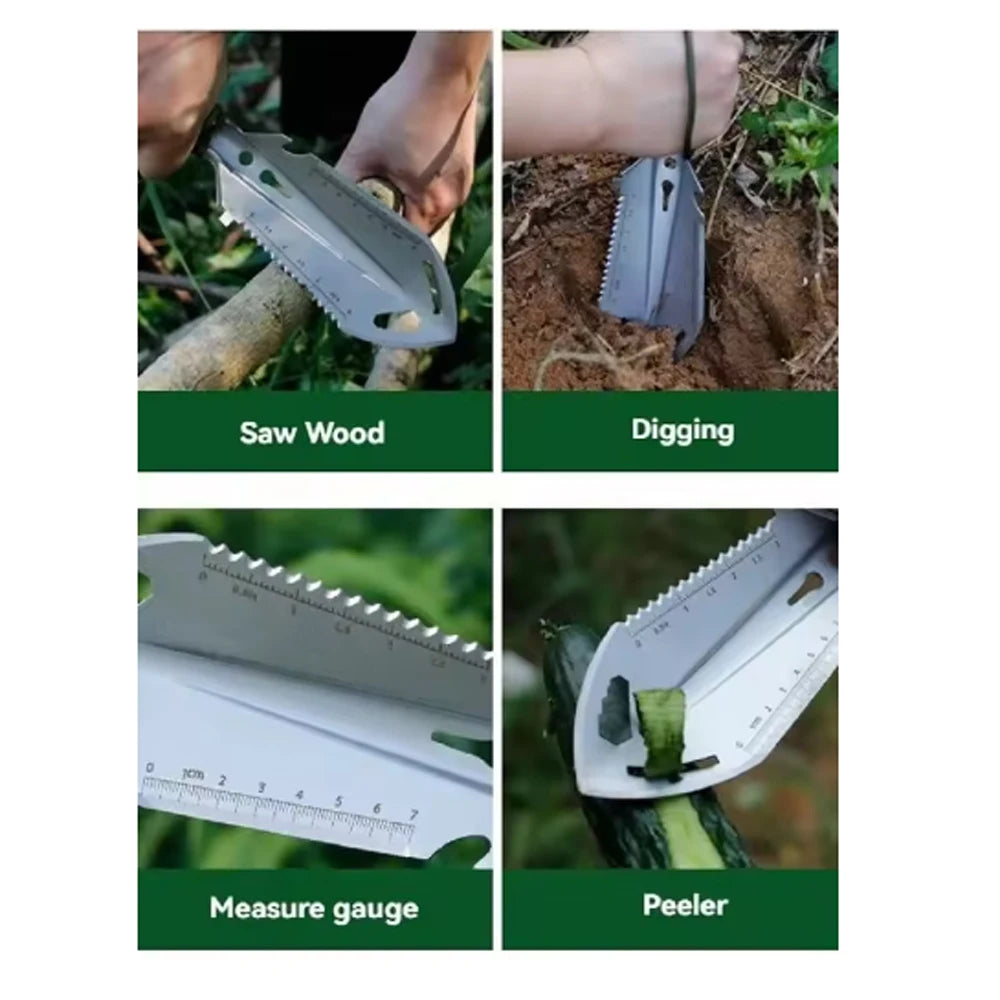 Military Folding Shovel - Multifunctional Engineer Camping Tool